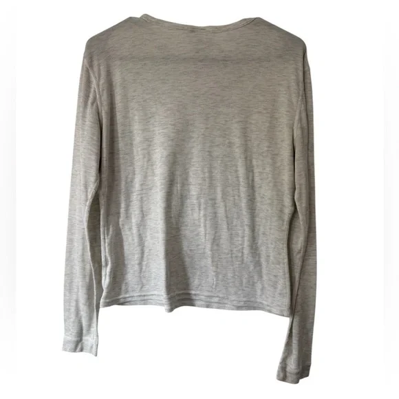 Patagonia Women’s Capilene Base layer Long Sleeve Top Size Large Light Gray - Picture 2 of 5